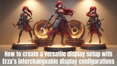 Evetech Erza Display Setup: Interchangeable Configurations