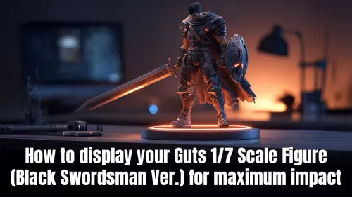 Displaying Your Guts 1/7 Scale Figure (Black Swordsman Ver.) Effectively