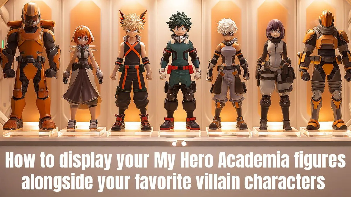 Hero vs Villain Figure Displays