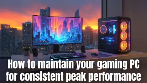 Maintain your gaming PC for peak performance