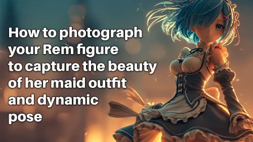 Mastering Rem Figure Photography: Highlighting Her Maid Outfit & Dynamic Poses