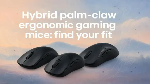 Best hybrid palm-claw ergonomic gaming mice