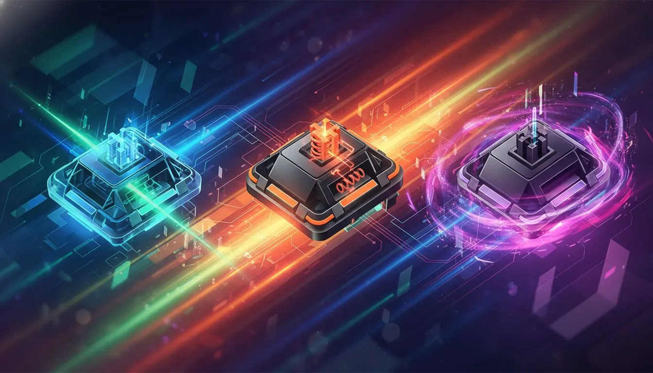 Keyboard Switch Types: Optical, Mechanical, Hall