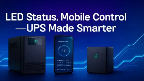 Smart UPS Systems with LED Status & Mobile Control