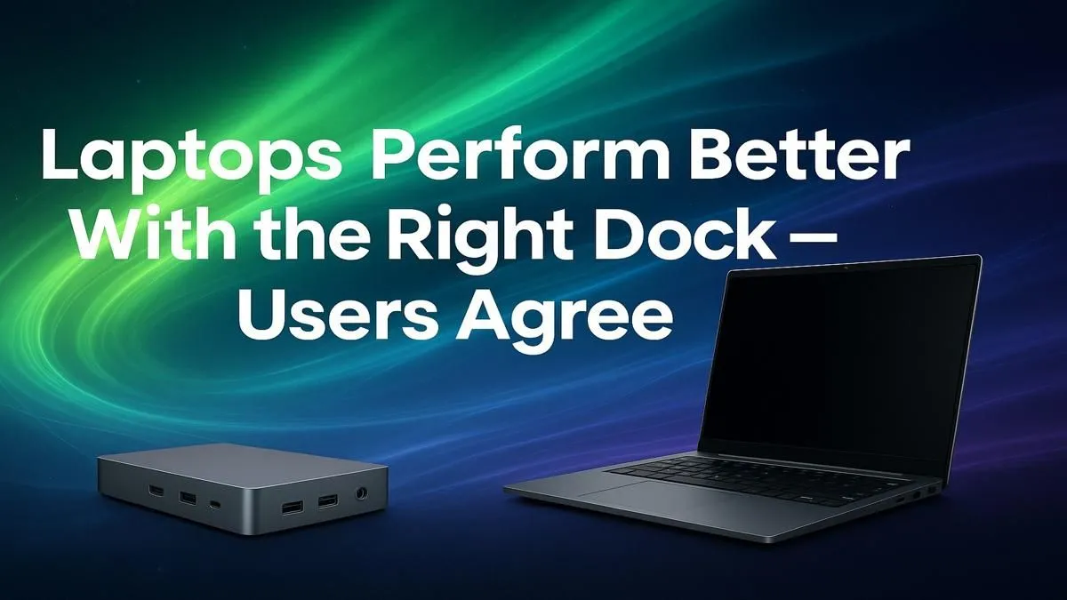 Right Dock Enhances Laptop Efficiency