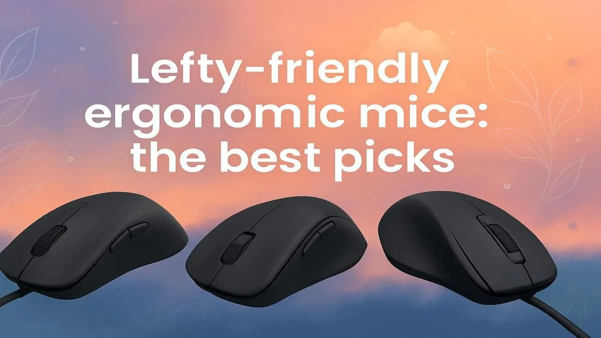 Left-Handed Ergonomic Mouse Picks