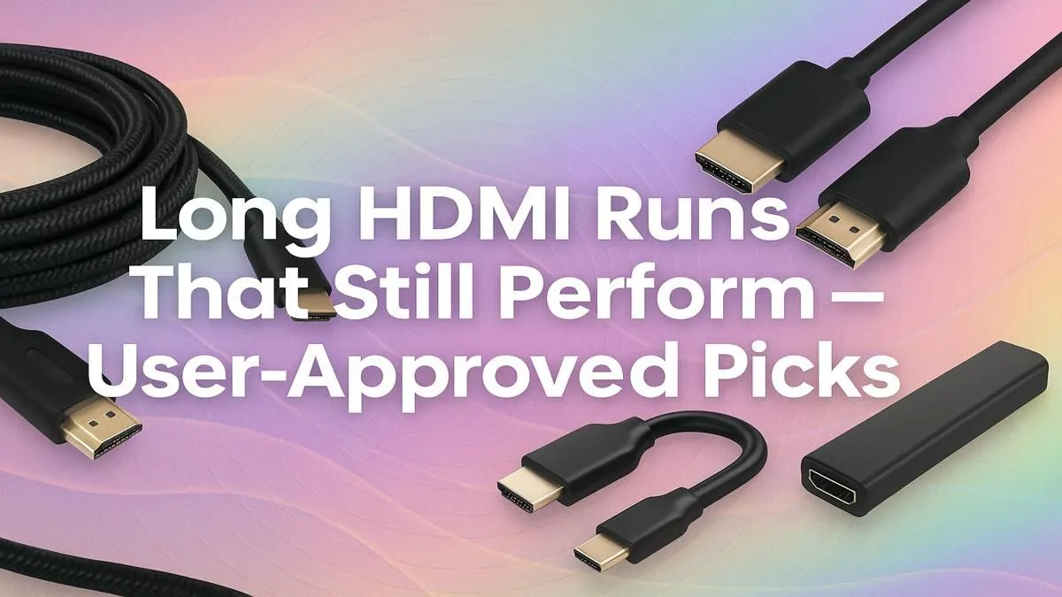 Top HDMI Cables for Long Runs