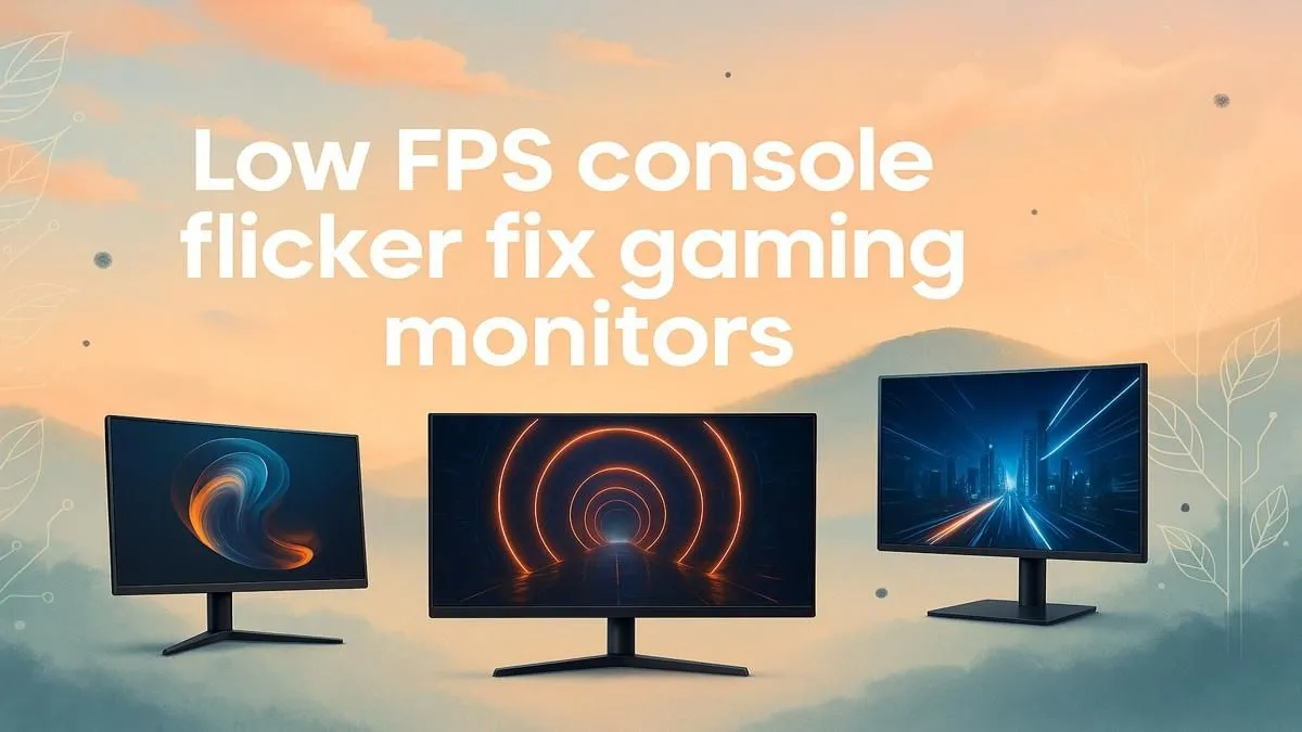 Stop Low FPS Screen Flicker