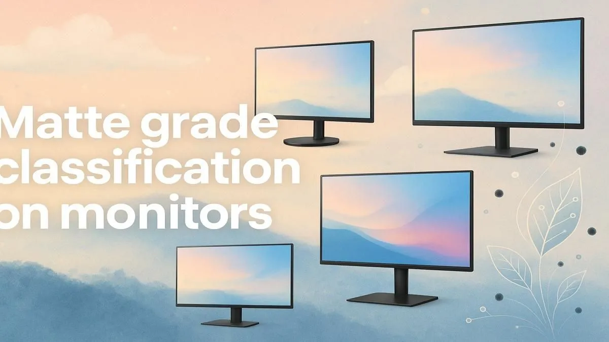 Monitor Matte Grade Guide