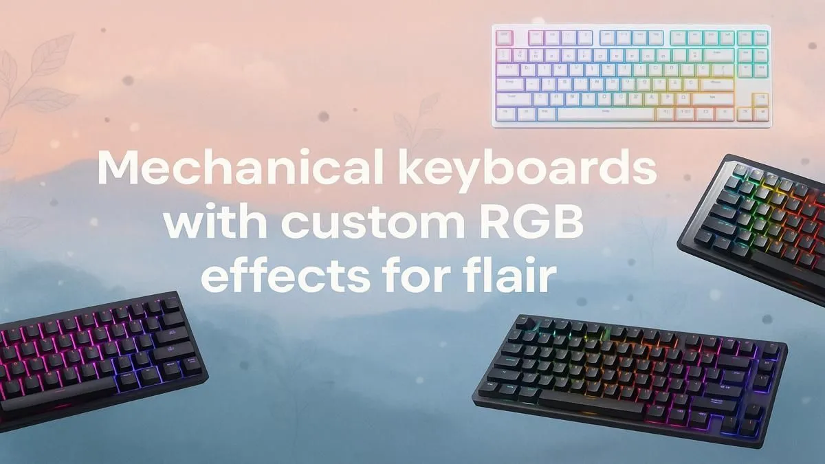 Keyboards with RGB Flair