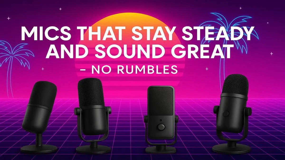 Rattle-Free Recording Mics