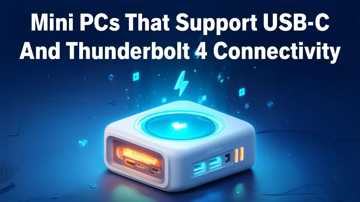 Powerful Mini PCs with Thunderbolt 4