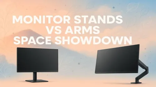 Monitor Stands vs Arms: Space Showdown Guide