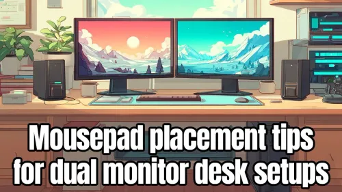 Dual Monitor Mousepad Placement Tips
