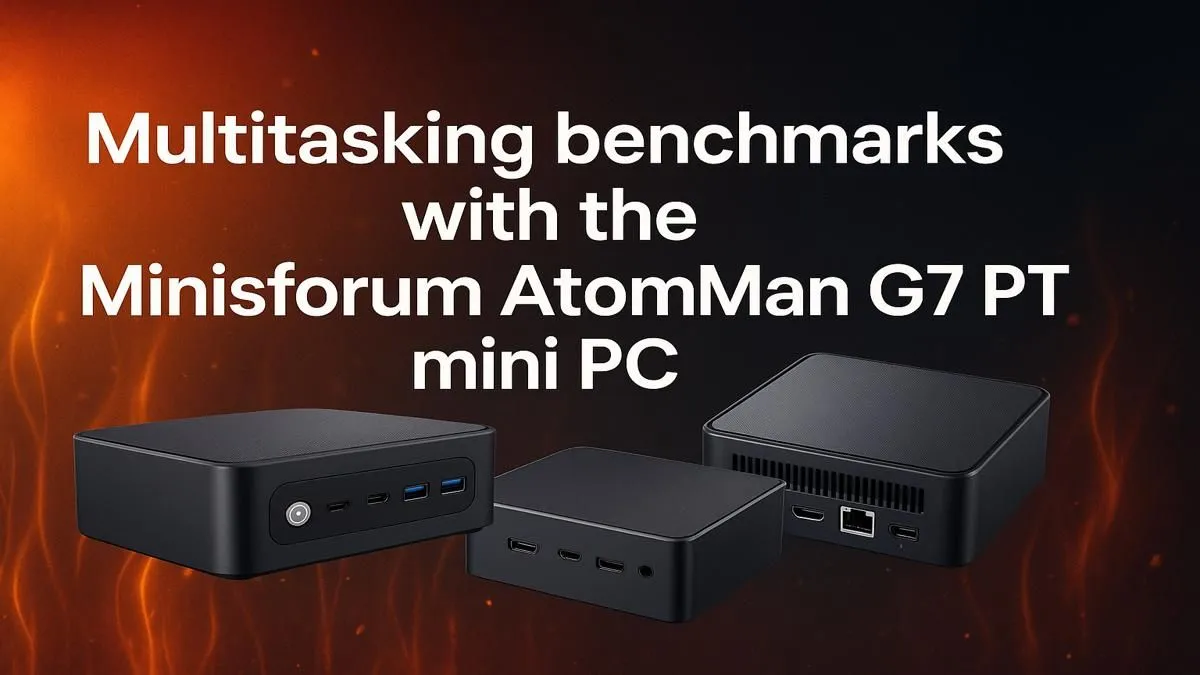 Minisforum AtomMan G7 PT Multitasking Benchmarks | Evetech
