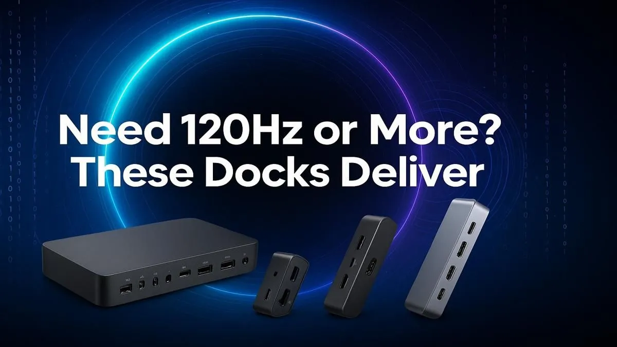 120Hz+ Docks for Smashing Productivity