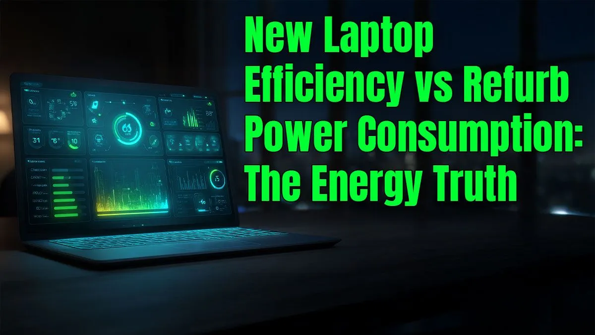 New vs Refurbished Laptop Energy Use