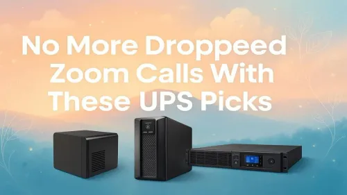 Uninterrupted Zoom Calls: Best UPS Solutions