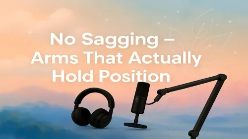 Cam Lock Clamps Hold Arms Firm