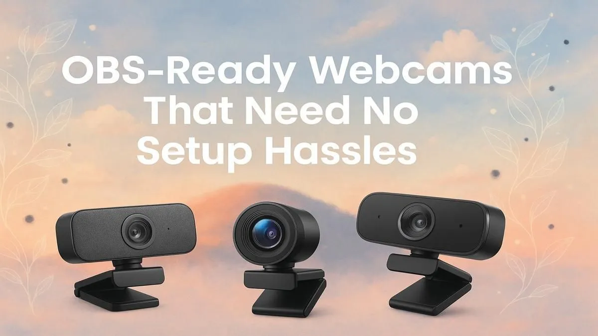 Stream-Ready Webcams