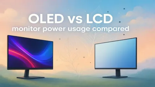 OLED vs LCD Monitor Power Consumption OLED vs LCD Monitor Power Consumption