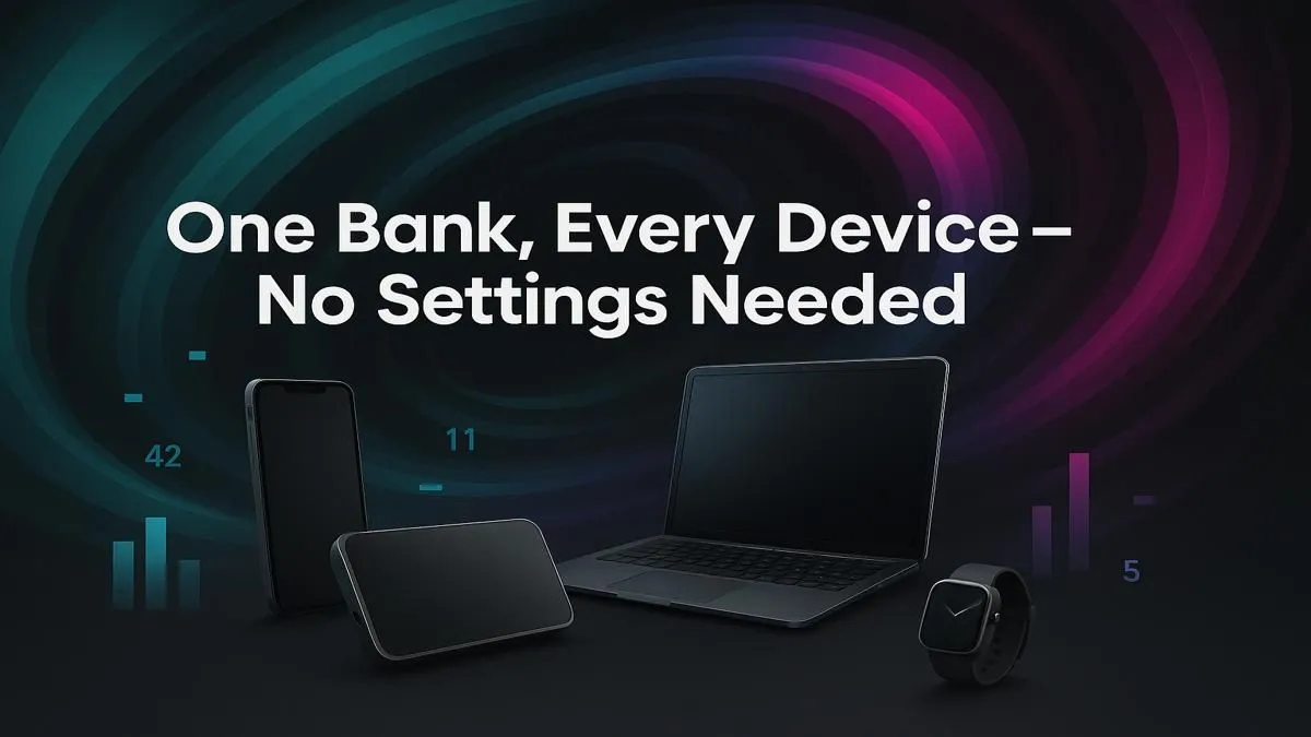 One Bank, All Devices | Anywhere Banking | Evetech