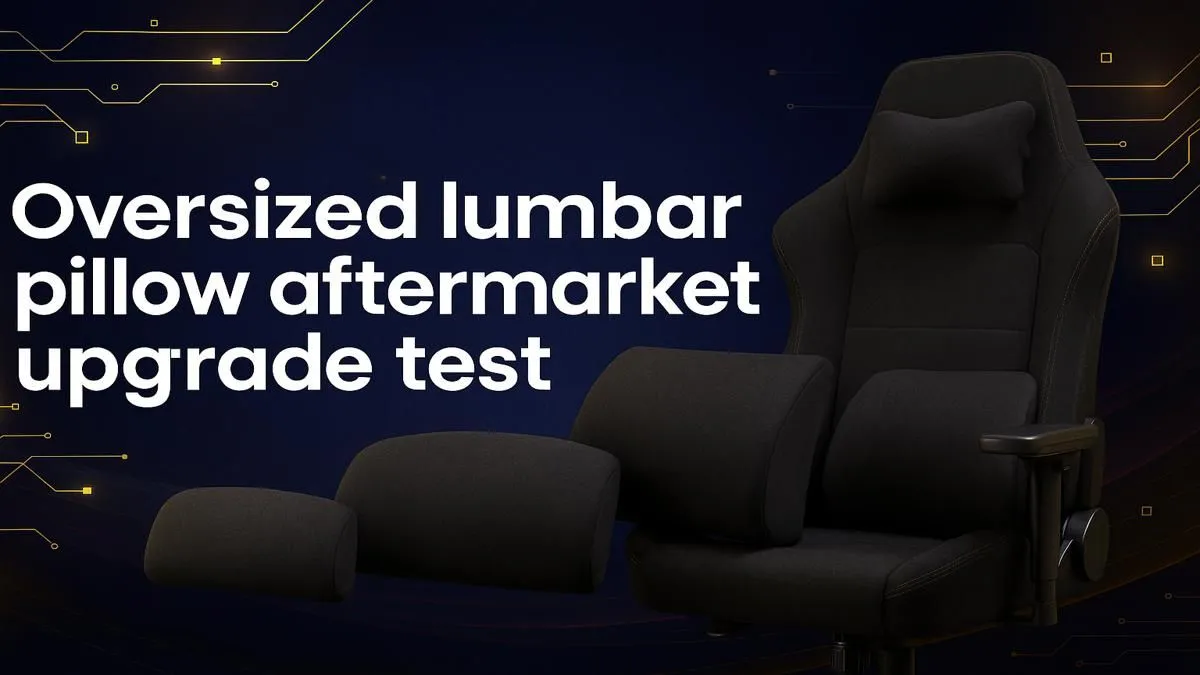 Oversized Lumbar Pillow Upgrade Test | Evetech 🚗