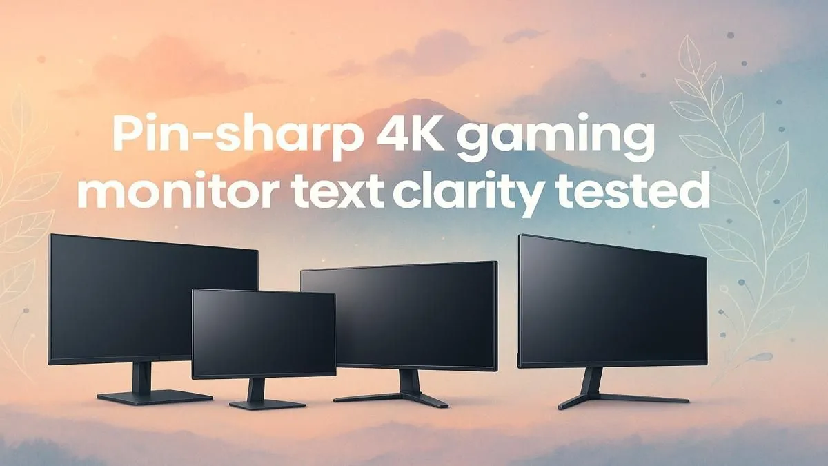 Crisp Text on 4K Monitors