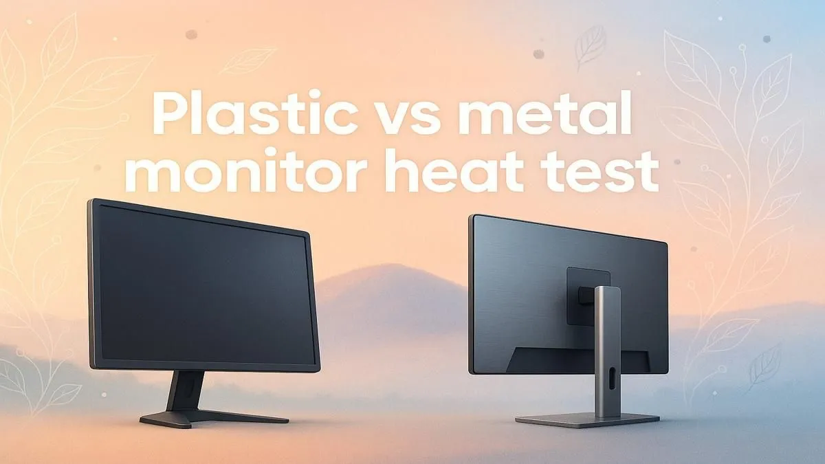 Monitor Heat Test: Plastic vs Metal