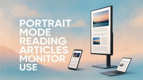 Optimize Portrait Mode Reading with the Best Monitors
