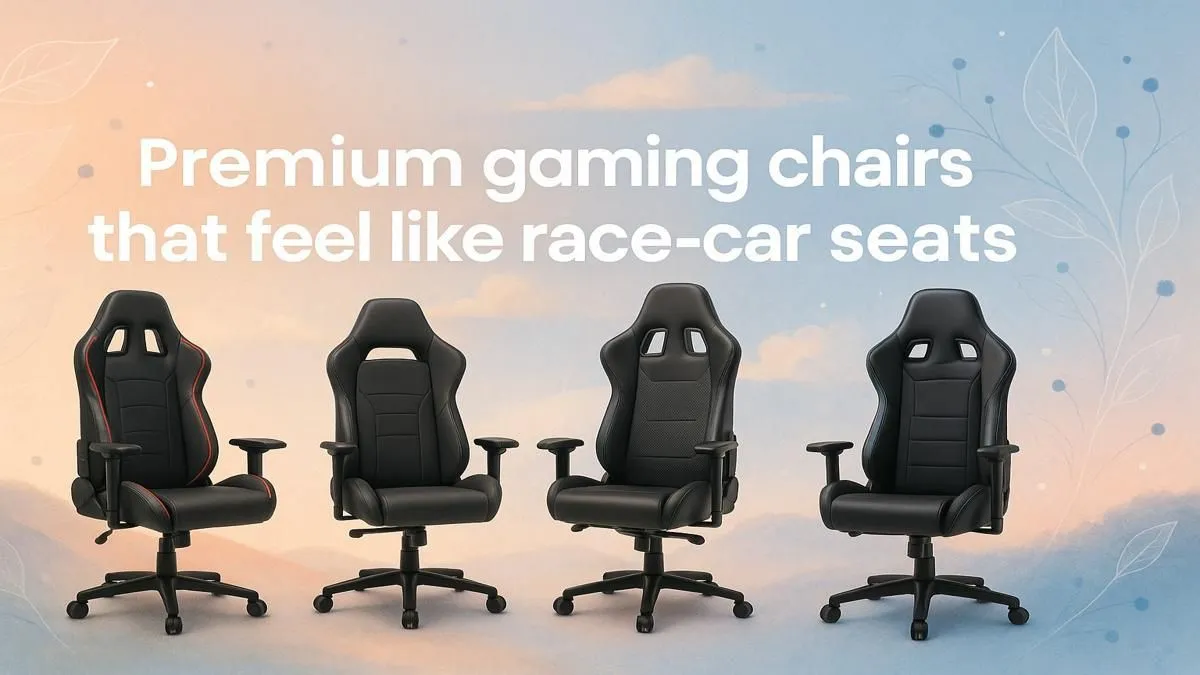 Ergonomic Gaming Chairs | Race Car Inspired Design | Evetech 🏎️