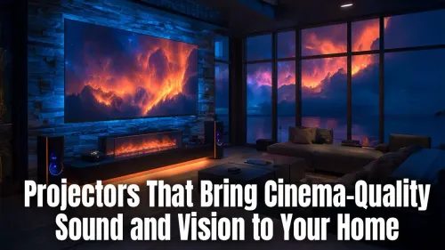 4K HDR Home Projectors for Cinematic Sound & Vision