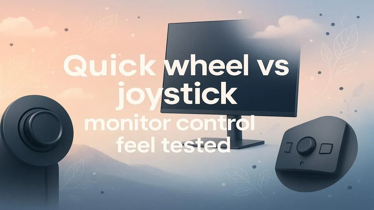 Joystick vs. Wheel OSD Test