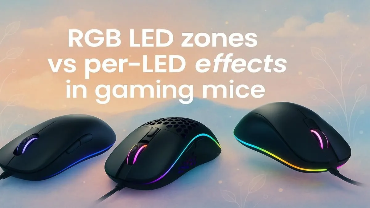 RGB Zones vs Per-LED Gaming Mouse Effects