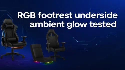 RGB Footrest Underside Ambient Glow Tested
