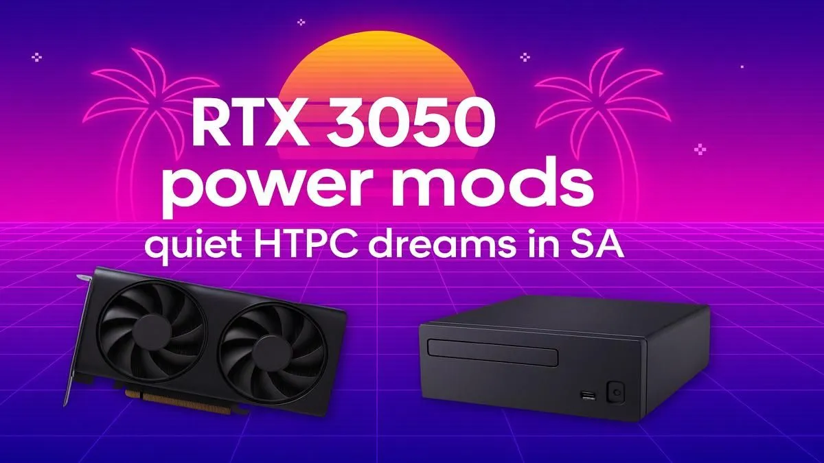 Silent RTX 3050 Mods for HTPC