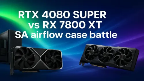 RTX 4080 Super vs RX 7800 XT Cooling Showdown | Evetech