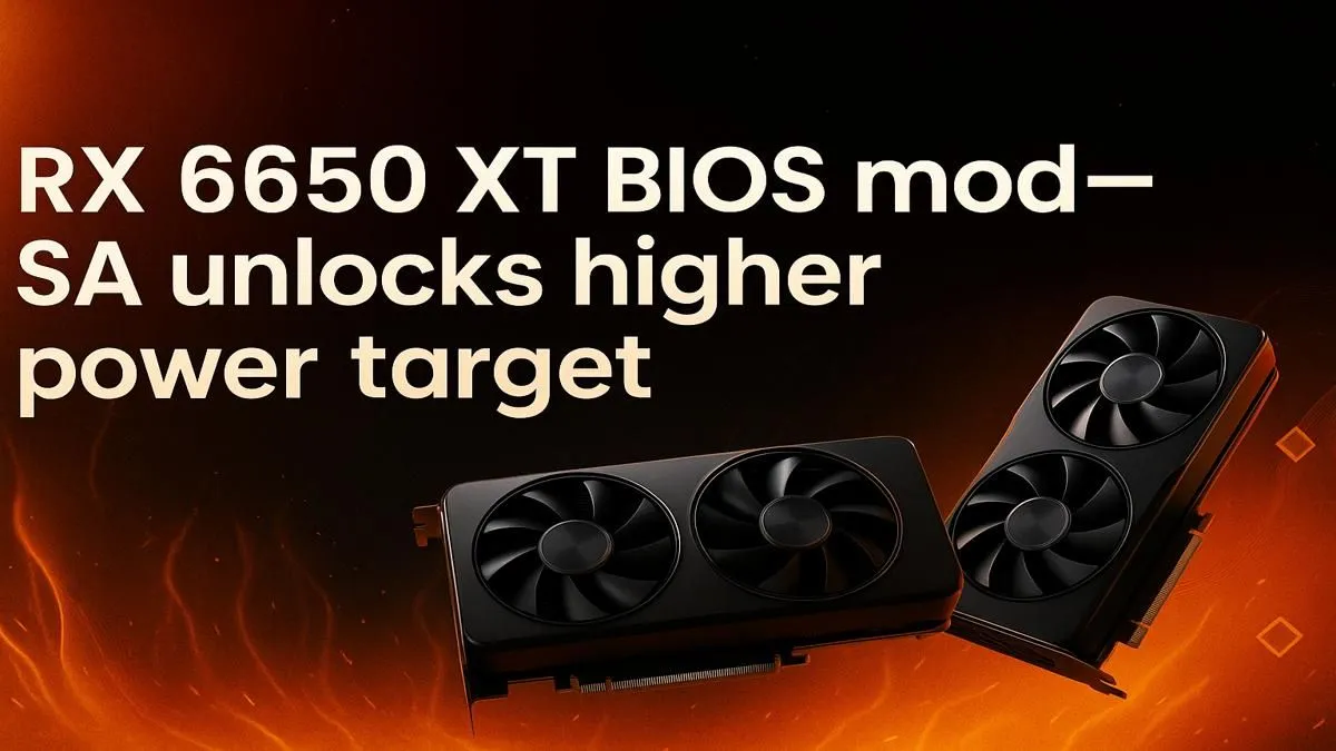 RX 6650 XT BIOS Mod | SA Power Target Unlock | Evetech