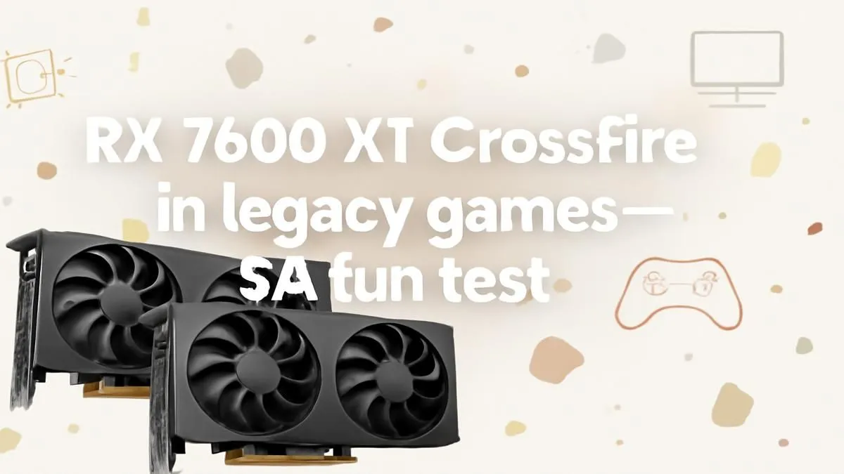 RX 7600 XT CrossFire: Legacy Game Power | Evetech
