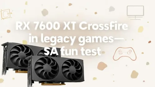 RX 7600 XT CrossFire Boosts Legacy Game Performance