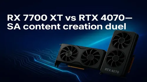 AMD RX 7700 XT vs RTX 4070 for South Africa
