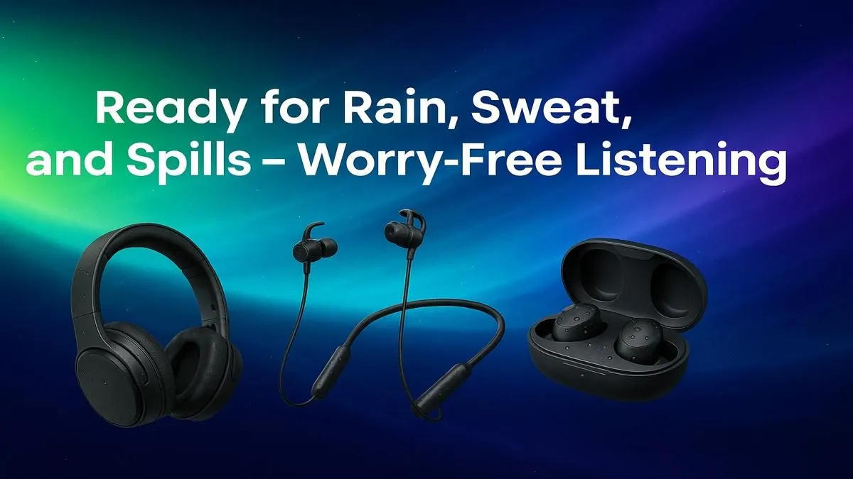 Sweatproof & Waterproof Sound
