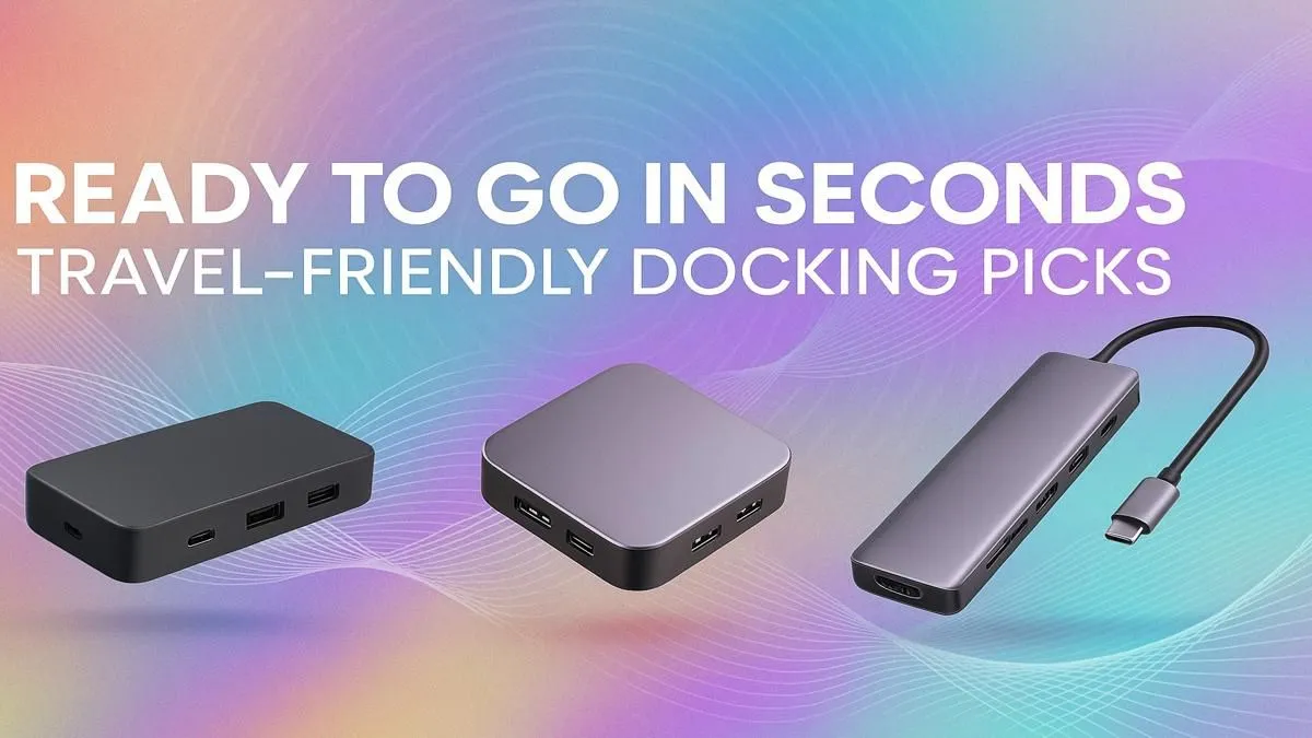 Portable Docks for Quick Travel Setups