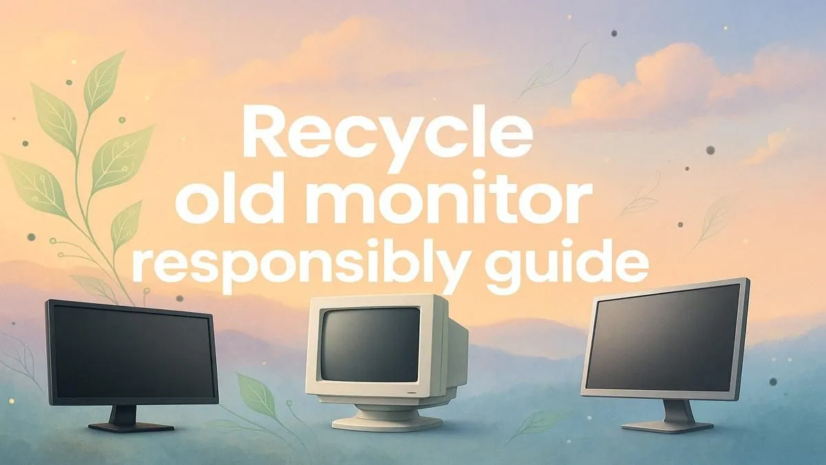 Eco-Friendly Monitor Disposal