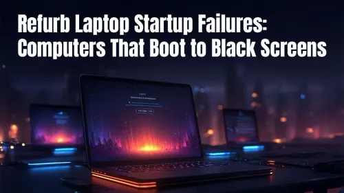 Stop Losing Data: Fix Black Screen Laptop Startups