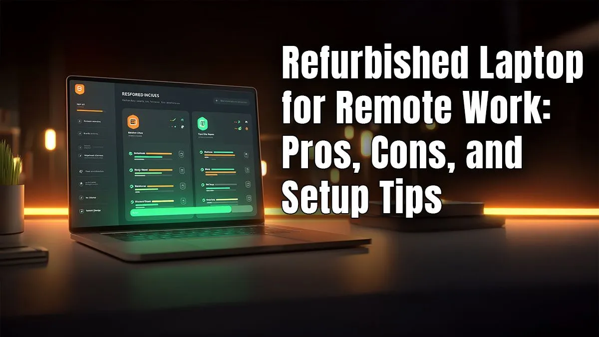 Pros & Setup Tips for Remote Work