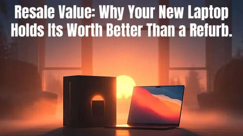 Resale Value: Why Your New Laptop Stays Valued More Than Refurbs