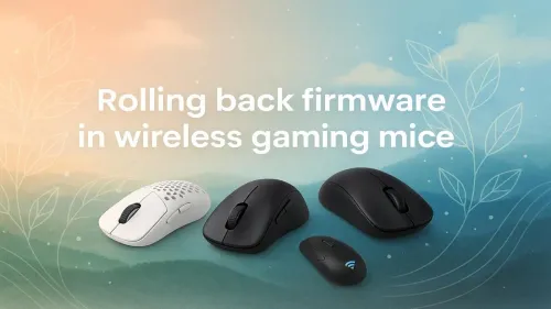 How to Roll Back Firmware on Wireless Gaming Mice