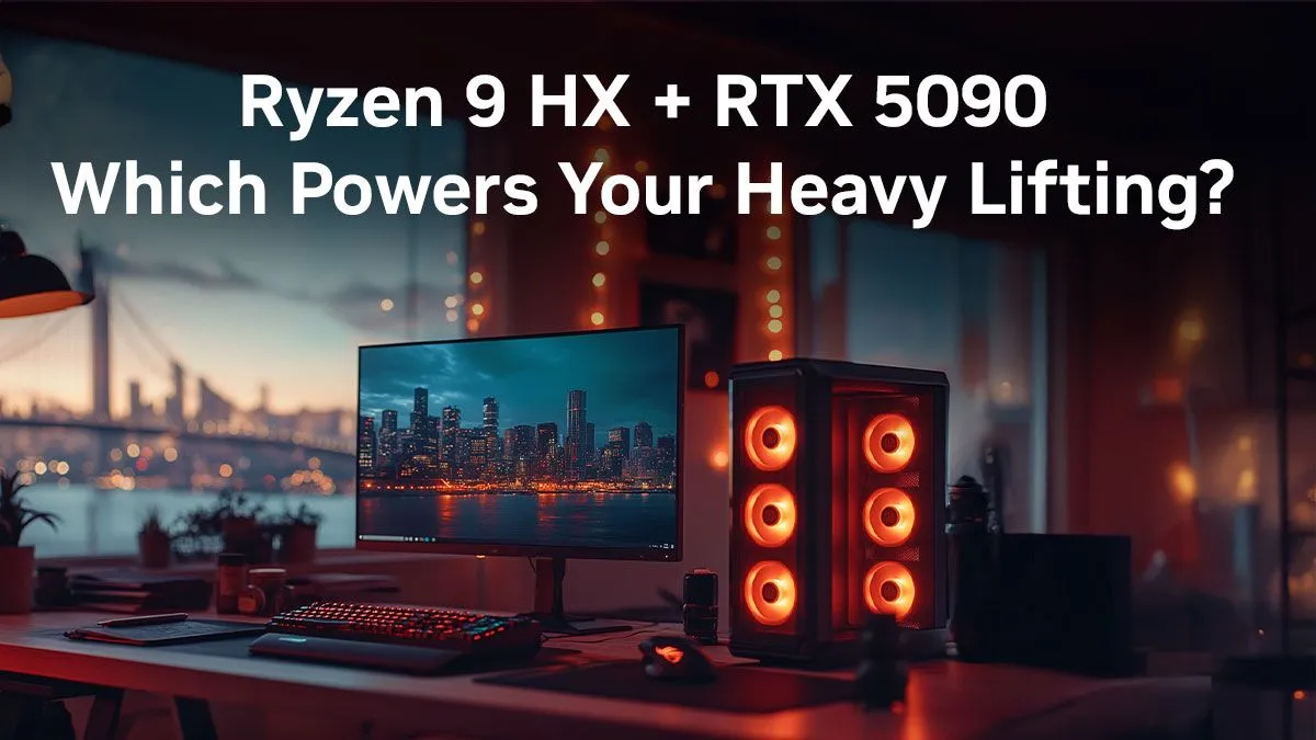 Ryzen 9 HX vs RTX 5090 Power