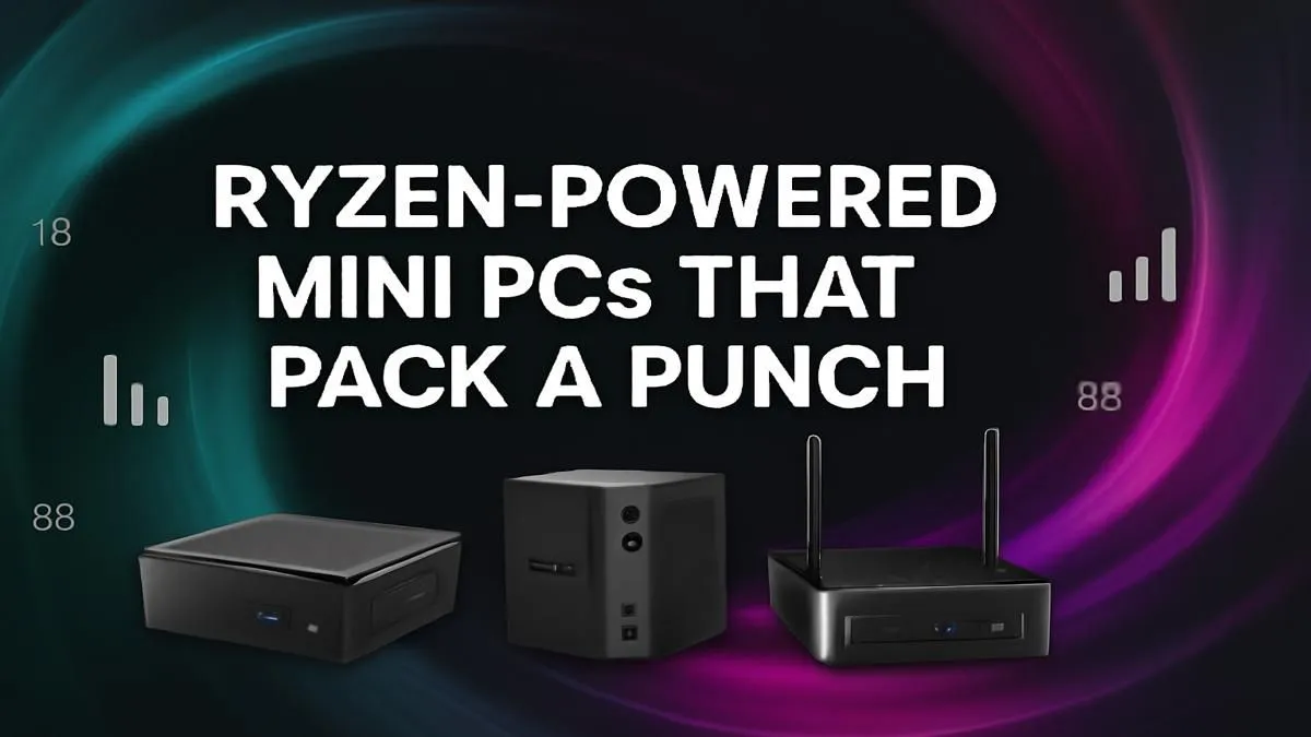 Powerful Ryzen Compact PCs